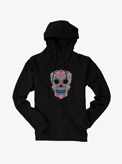 DC Comics Wonder Woman Flower Skull Hoodie