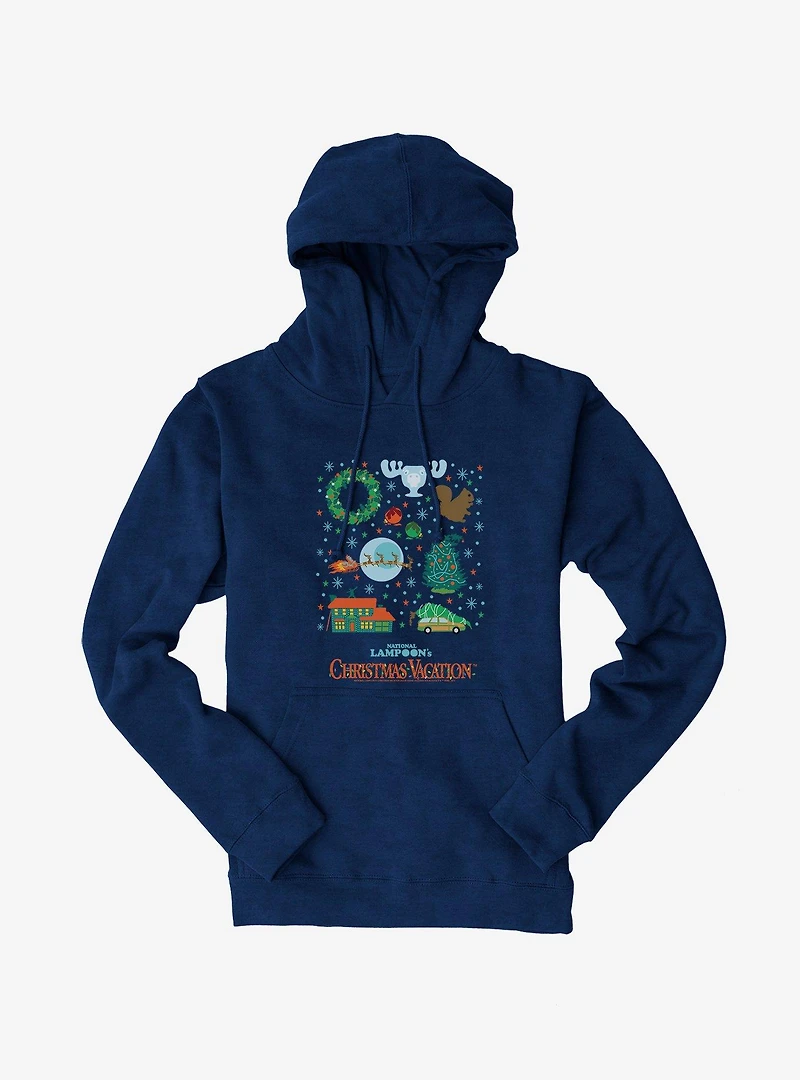 National Lampoon's Christmas Vacation Icons Hoodie