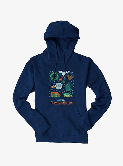 National Lampoon's Christmas Vacation Icons Hoodie