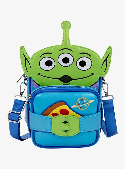 Loungefly Disney Pixar Toy Story 30th Anniversary Alien Figural Crossbody Bag