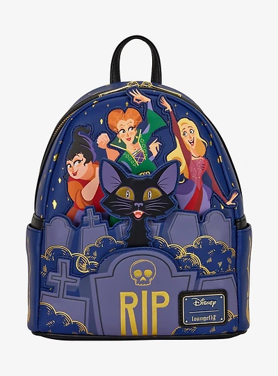 Loungefly Disney Hocus Pocus Sanderson Sisters Graveyard Mini Backpack