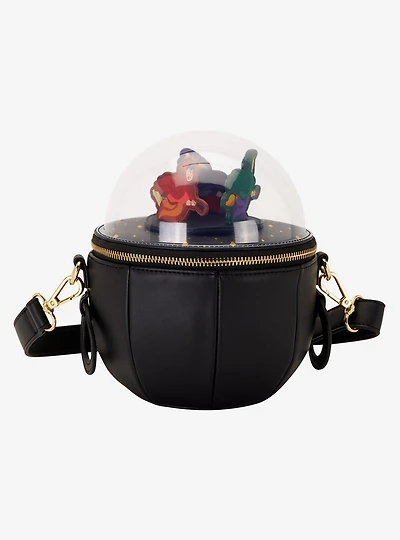 Loungefly Disney Hocus Pocus Sanderson Sisters Flying Figural Dome Crossbody Bag