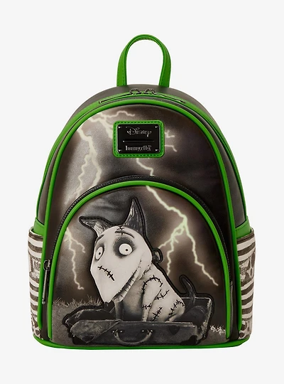 Loungefly Disney Frankenweenie Sparky Glow-in-the-Dark Mini Backpack