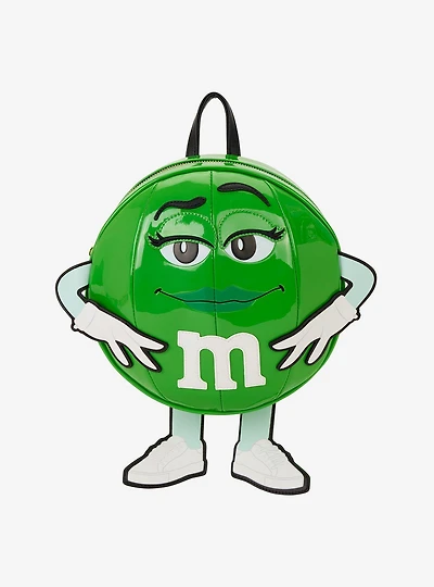 Loungefly M&M's Green M&M Figural Chocolate Scented Mini Backpack