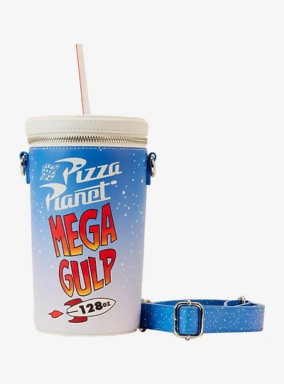 Loungefly Disney Pixar Toy Story Pizza Planet Mega Gulp Glow-in-the-Dark Figural Crossbody Bag