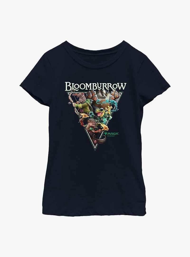 Magic: The Gathering Bloomburrow Critters Youth Girls T-Shirt