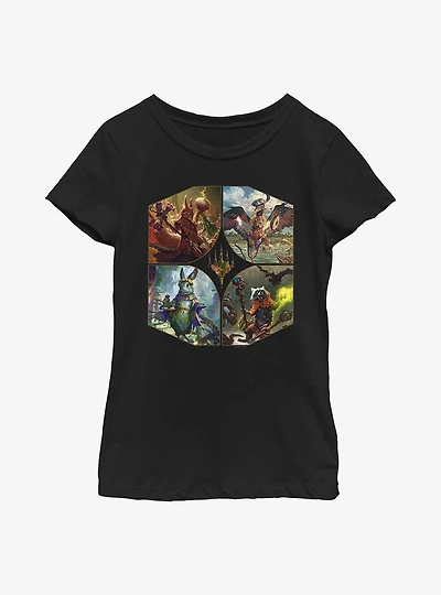 Magic: The Gathering Bloomburrow Commander Set Youth Girls T-Shirt