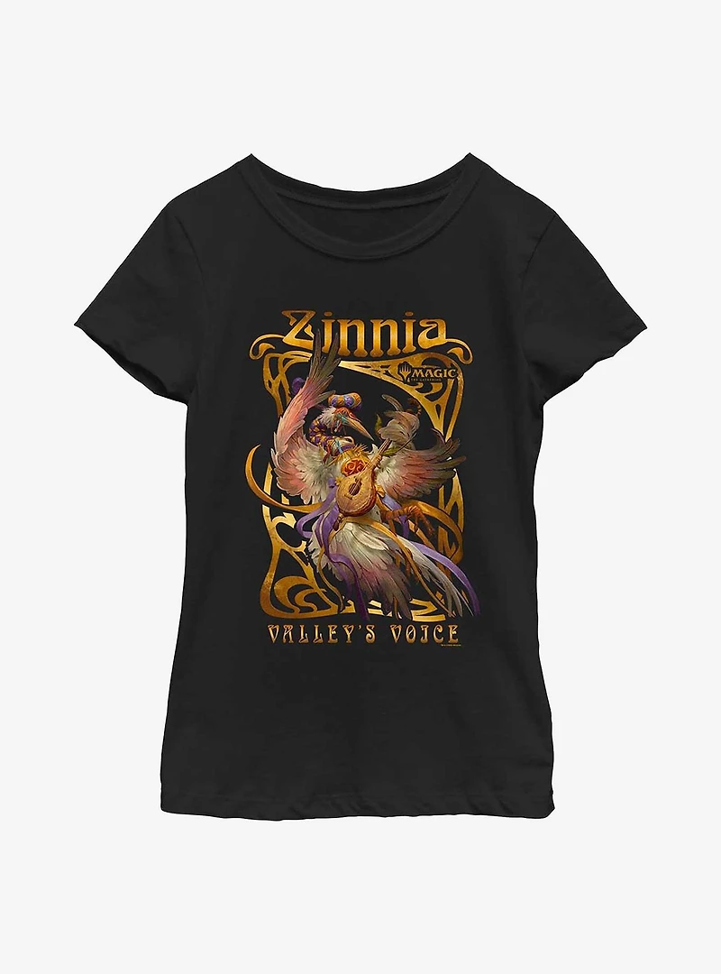 Magic: The Gathering Zinnia, Valley's Voice Youth Girls T-Shirt