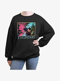 Magic: The Gathering Be Legendary Womens Oversized Sweatshirt