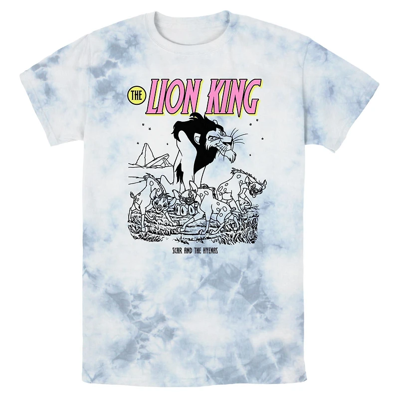 Disney The Lion King Scar And Hyenas Tie-Dye T-Shirt
