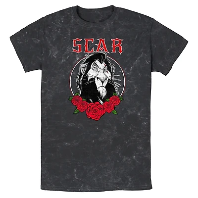 Disney The Lion King Scar Rose Mineral Wash T-Shirt
