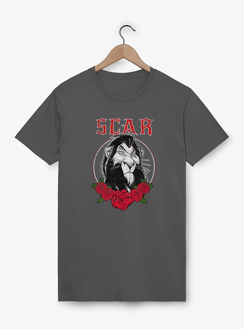 Disney The Lion King Scar Rose Garment Dye T-Shirt