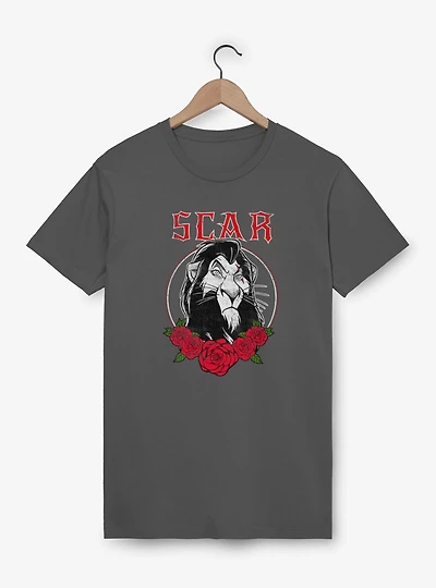 Disney The Lion King Scar Rose Garment Dye T-Shirt