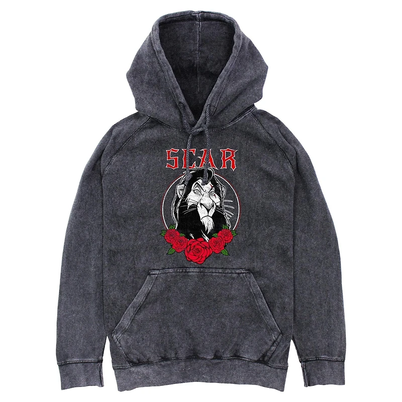 Disney The Lion King Scar Rose Mineral Wash Hoodie