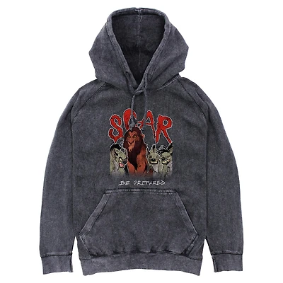 Disney The Lion King Scar Be Prepared Mineral Wash Hoodie