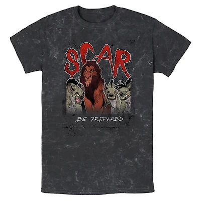 Disney The Lion King Scar Be Prepared Mineral Wash T-Shirt