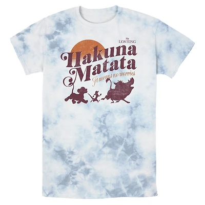 Disney The Lion King Hakuna Matata No Worries Tie-Dye T-Shirt