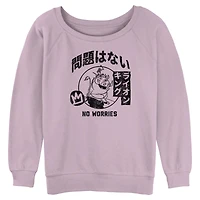 Disney The Lion King Hakuna Matata Kanji Womens Slouchy Sweatshirt