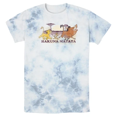 Disney The Lion King Hakuna Matata Walk Along Sunset Tie-Dye T-Shirt