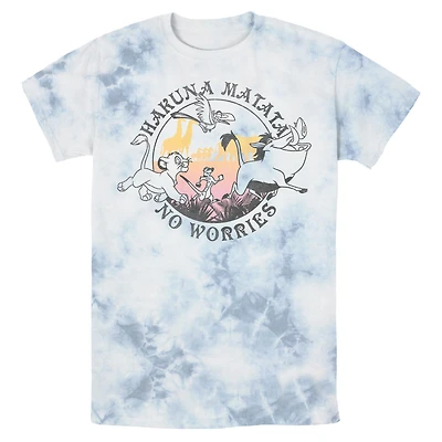 Disney The Lion King Hakuna Matata No Worries Circle Tie-Dye T-Shirt