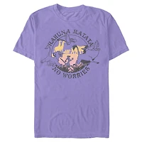 Disney The Lion King Hakuna Matata No Worries Circle Garment Dye T-Shirt
