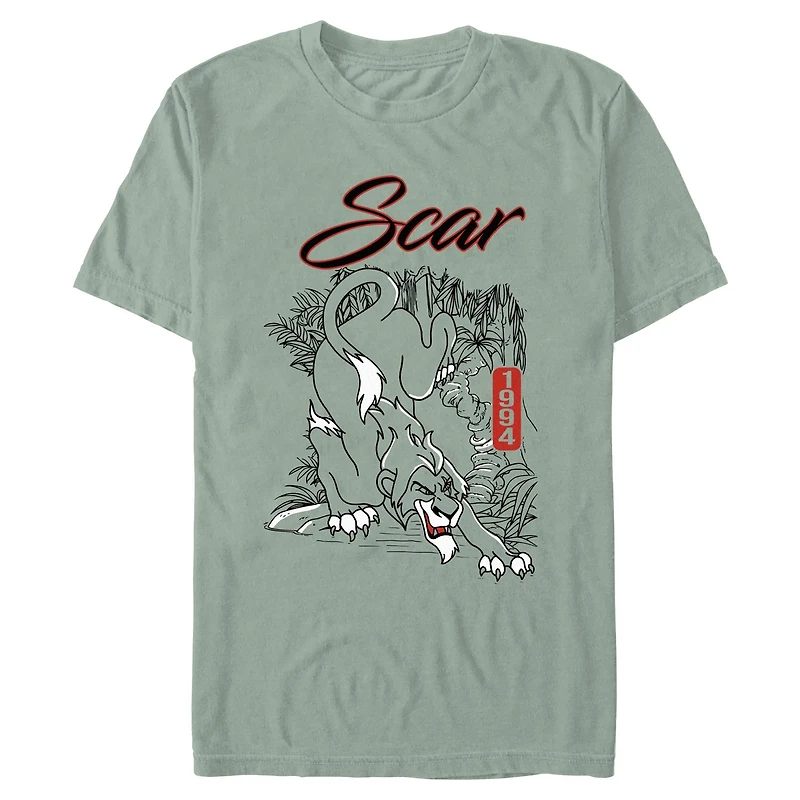 Disney The Lion King Scar 1994 Retro Garment Dye T-Shirt