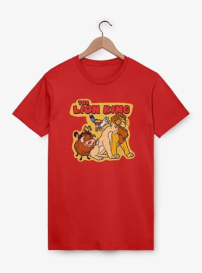 Disney The Lion King Group Cut Out T-Shirt