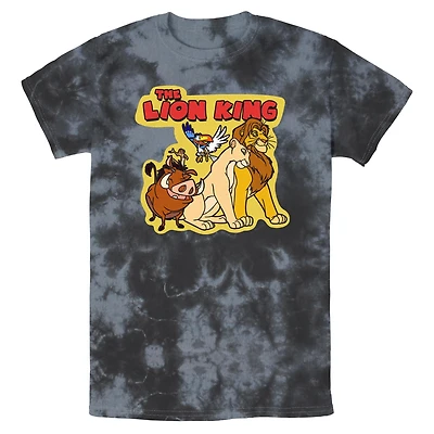 Disney The Lion King Group Cut Out Tie-Dye T-Shirt