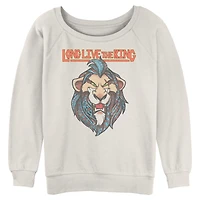 Disney The Lion King Long Live Scar Womens Slouchy Sweatshirt