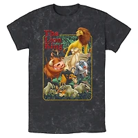 Disney The Lion King Retro Group Mineral Wash T-Shirt