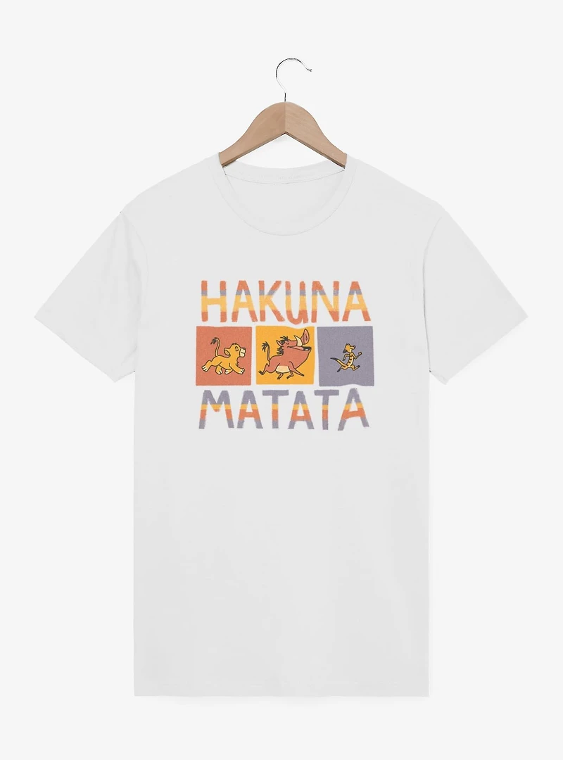 Disney The Lion King Hakuna Matata Squares T-Shirt