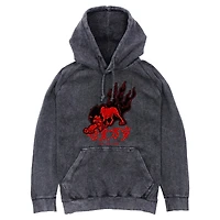 Disney The Lion King Red Flames Scar Mineral Wash Hoodie