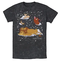 Disney The Lion King On Constellations Mineral Wash T-Shirt
