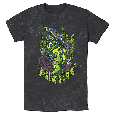 Disney The Lion King Long Live Scar Metal Mineral Wash T-Shirt