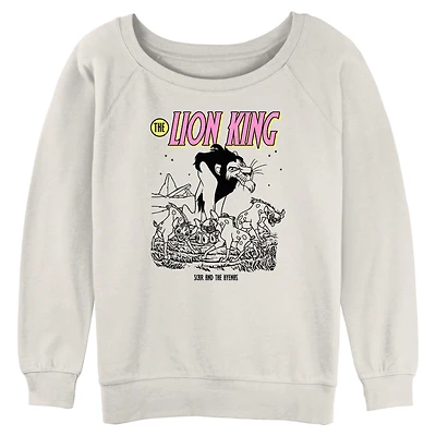 Disney The Lion King Scar And Hyenas Womens Slouchy Sweatshirt