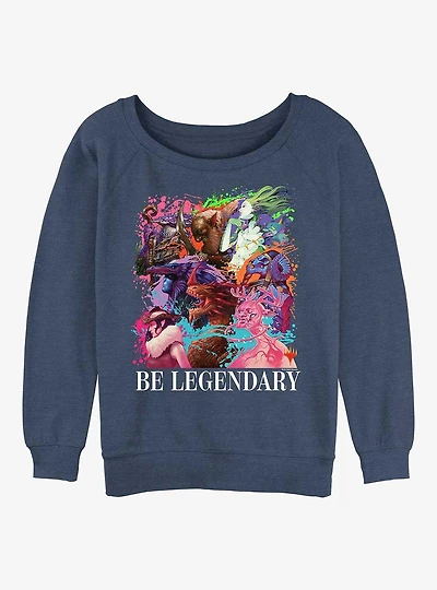 Magic: The Gathering Legends Be Legendary Womens Slouchy Sweatshirt