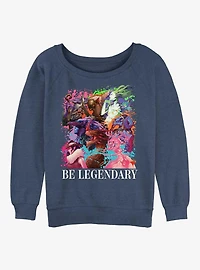 Magic: The Gathering Legends Be Legendary Womens Slouchy Sweatshirt
