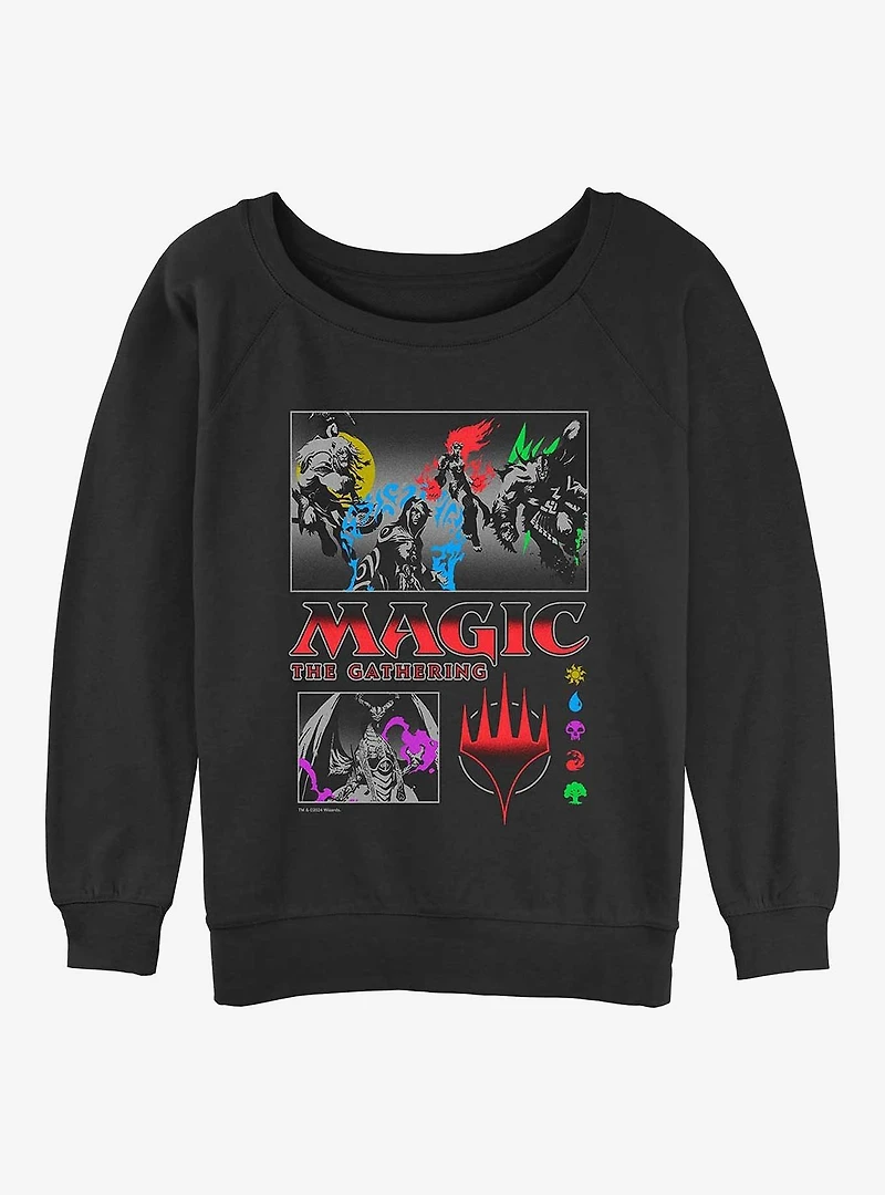 Magic: The Gathering Planeswalkers Womens Slouchy Sweatshirt