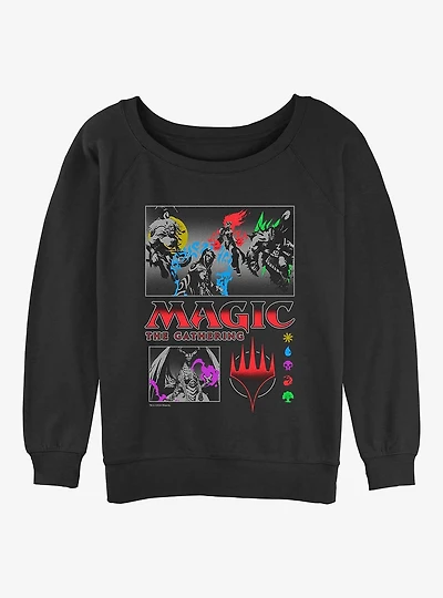 Magic: The Gathering Planeswalkers Womens Slouchy Sweatshirt