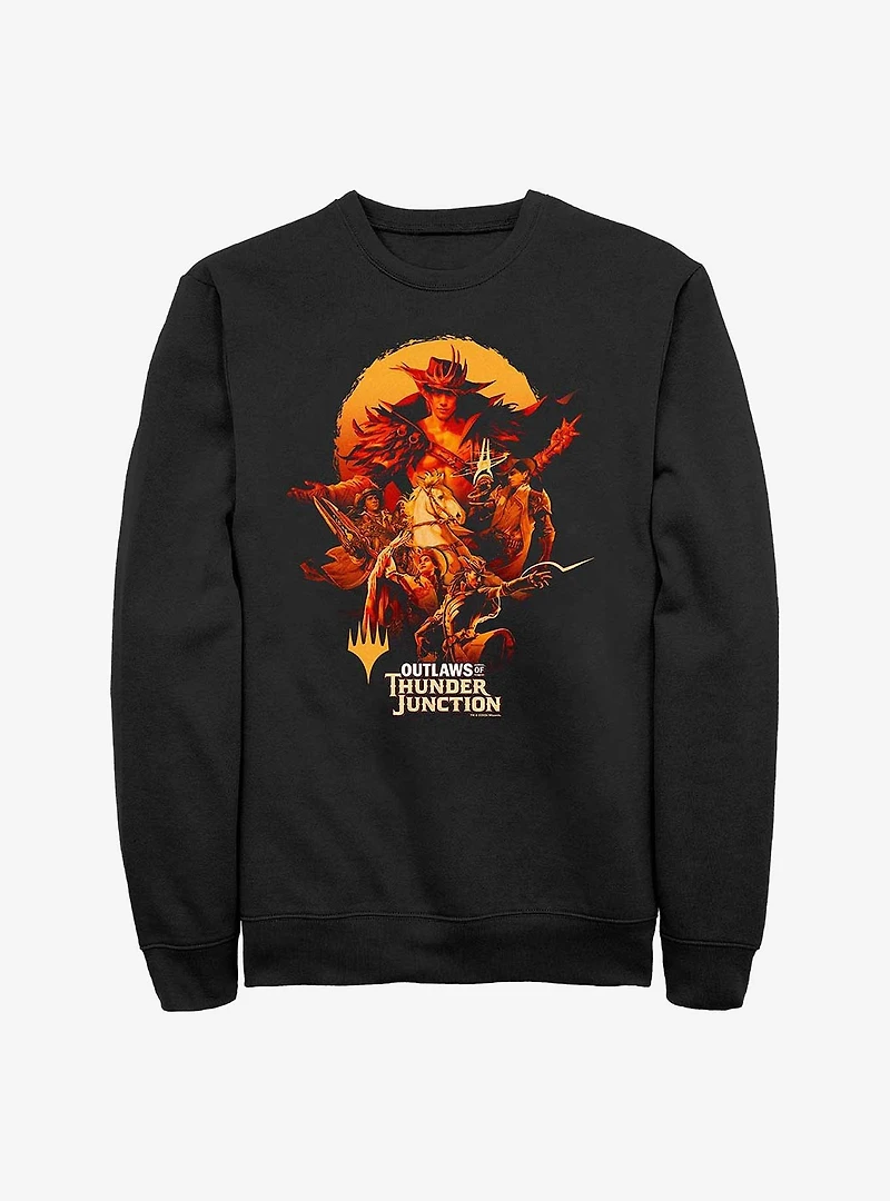 Magic: The Gathering Outlaws Of Thunder Junction Poster Sweatshirt