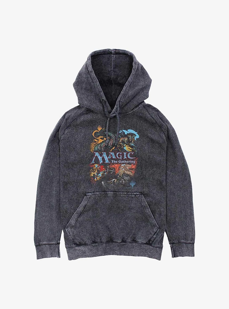 Magic: The Gathering Vintage Collage Mineral Wash Hoodie