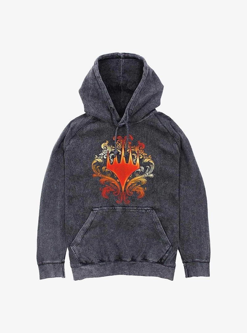 Magic: The Gathering Decorative Planeswalker Symbol Mineral Wash Hoodie