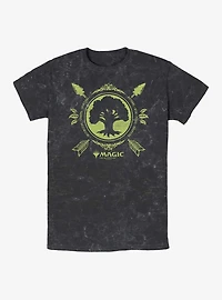 Magic: The Gathering Forest Mana Mineral Wash T-Shirt