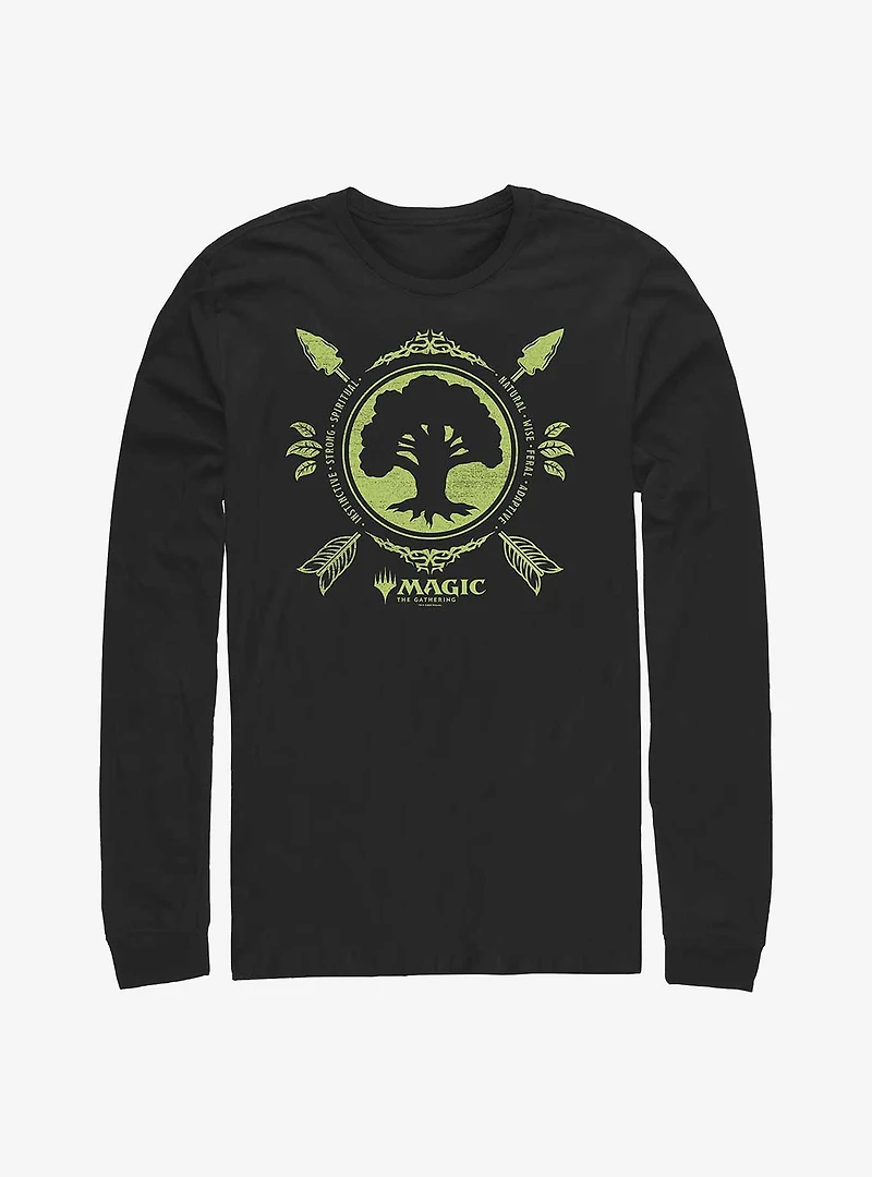 Magic: The Gathering Forest Mana Long-Sleeve T-Shirt