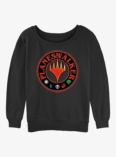 Magic: The Gathering Planeswalker Circle Stamp Womens Slouchy Sweatshirt