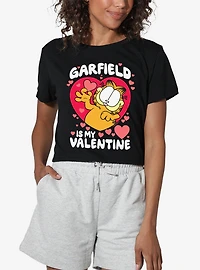Garfield Is My Valentine Women's Crop Top T-Shirt