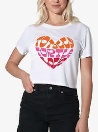 Teenage Mutant Ninja Turtles Totally Turtle Love Women's Crop Top T-Shirt