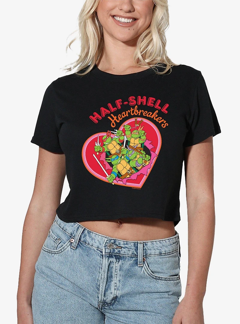 Teenage Mutant Ninja Turtles Half-Shell Heartbreakers Women's Crop Top T-Shirt