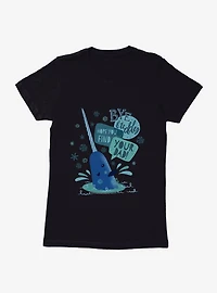 Elf Mr. Narwhal Farewell Womens T-Shirt