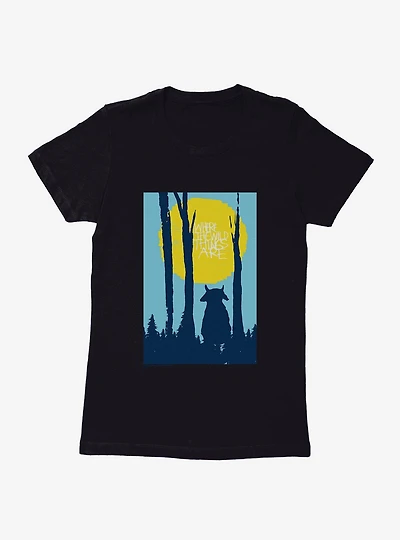 Where The Wild Things Are Forest Moon Womens T-Shirt